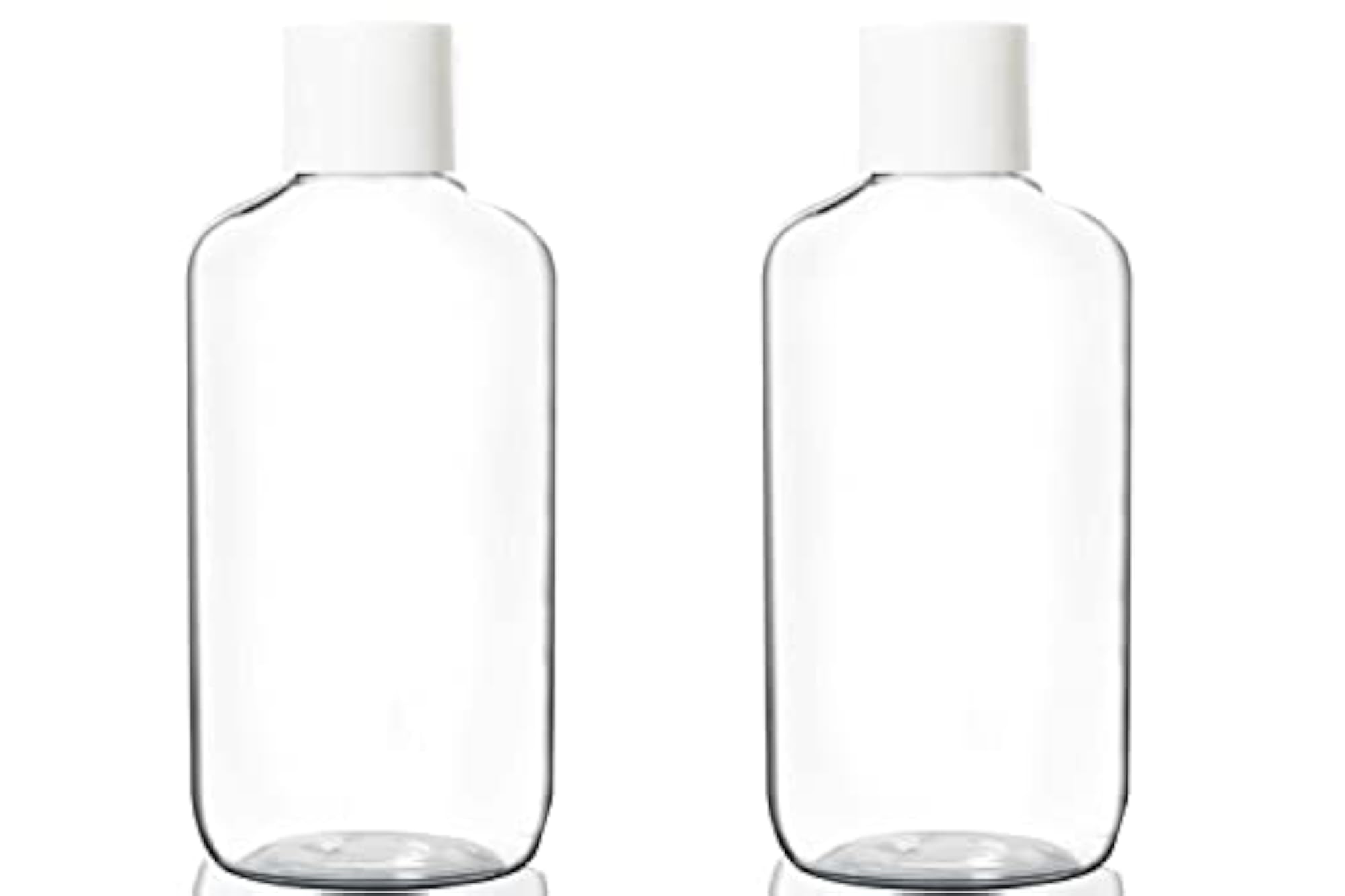 4pcs 500ml Empty Clear Plastic Bottles, Travel Size Containers